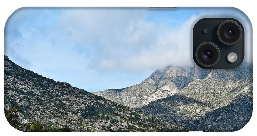 Scenic iPhone Case featuring the photograph Guadalupe Mountains up close by George Taylor