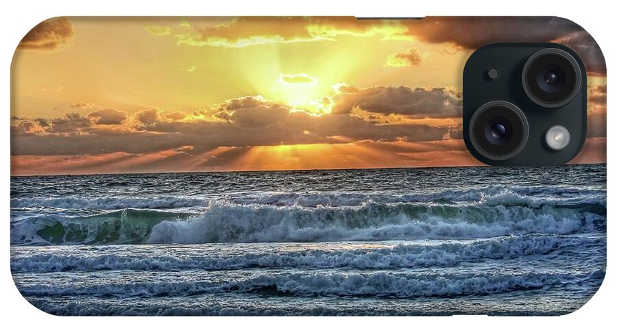 Florida Sunset iPhone Case featuring the photograph Gulf Waters by HH Photography of Florida