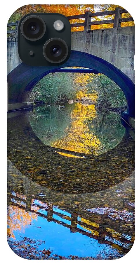 Gulpha Gorge iPhone Case featuring the photograph Gulpha Gorge on an Autumn's Day by Michael Dean Shelton