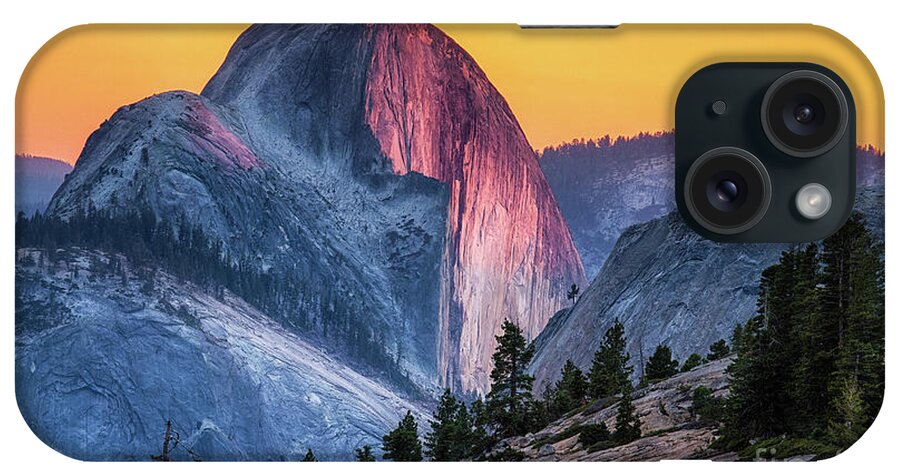 Half Dome iPhone Case featuring the photograph Half Dome Sunset by Anthony Michael Bonafede