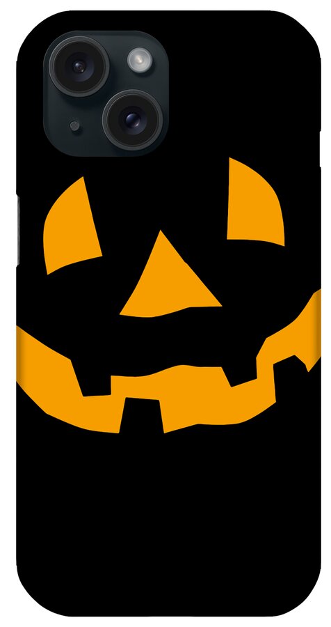 Funny iPhone Case featuring the digital art Halloween Pumpkin by Flippin Sweet Gear