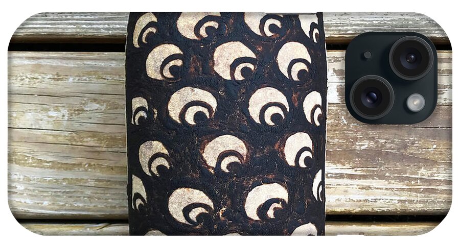 Bread iPhone Case featuring the photograph Hand Painted Sourdough Pattern Designed Quartet 6 by Amy E Fraser
