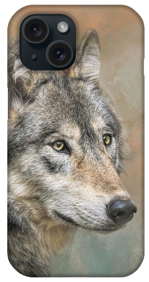 Wolf iPhone Case featuring the photograph Handsome Wolf by Elisabeth Lucas