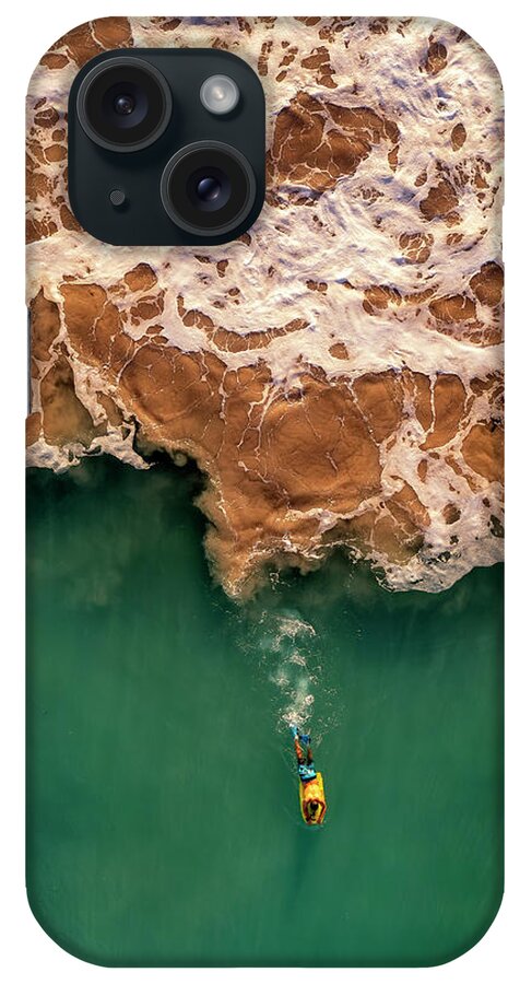 Hapuna iPhone Case featuring the photograph Hapuna Body Boarder by Christopher Johnson