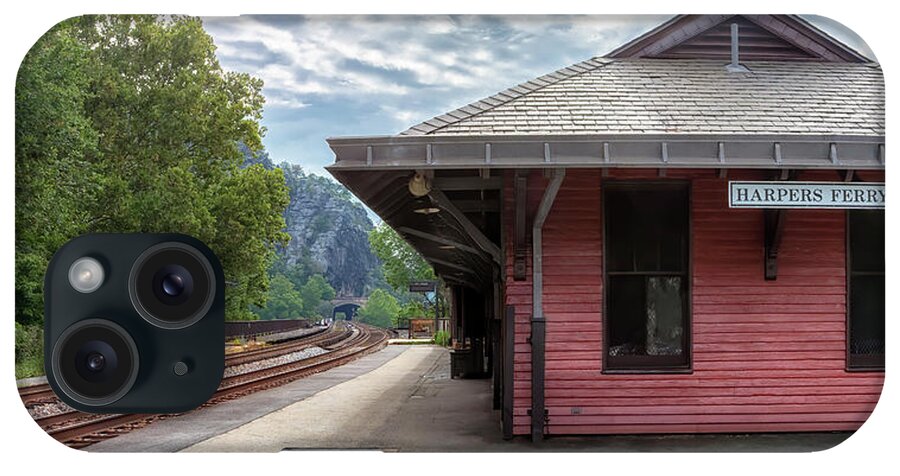 Harpers Ferry iPhone Case featuring the photograph Harpers Ferry Train Station by Susan Rissi Tregoning