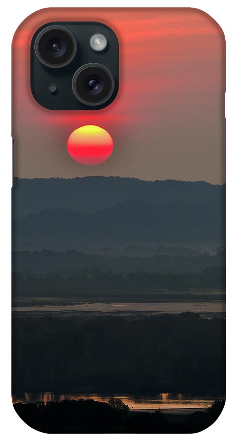 Sunrise iPhone Case featuring the photograph Hazy Solstice by Susie Loechler