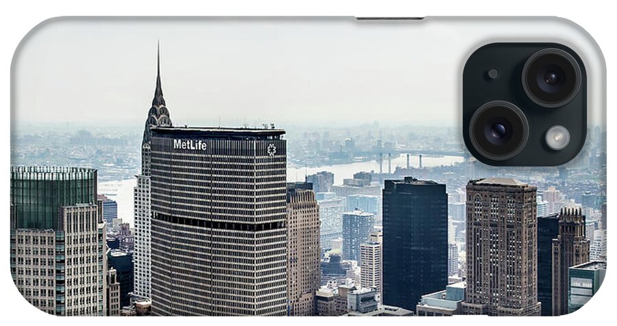 New York iPhone Case featuring the photograph Heart of an Empire Triptych_1 by Az Jackson