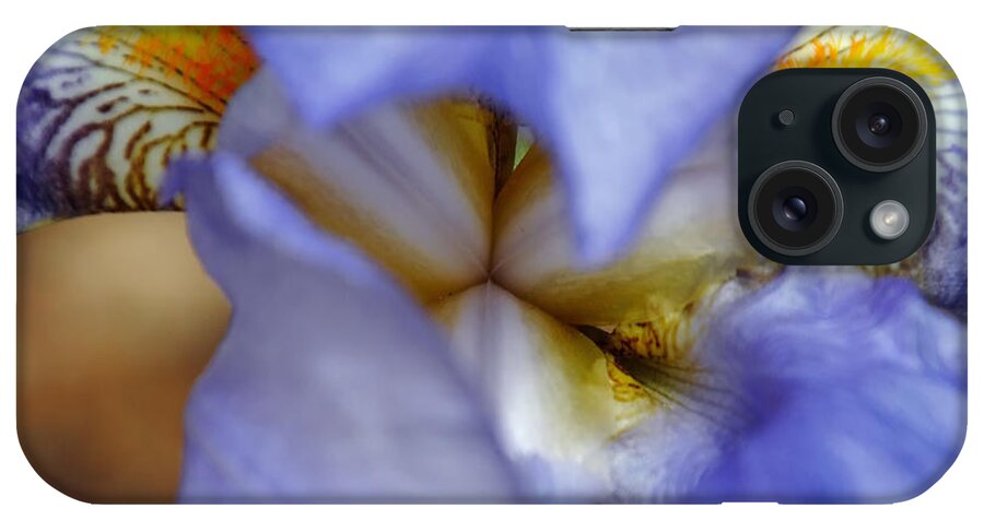Flower iPhone Case featuring the photograph Heart of the Iris by Vallee Johnson