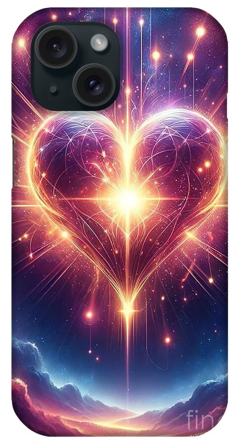Heartlight iPhone Case featuring the digital art ''Heartlight'' music poster by Movie World Posters