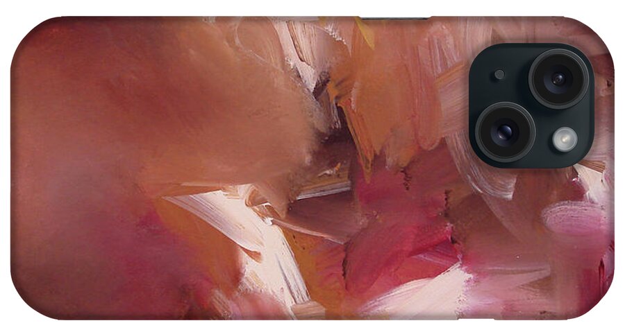 Abstract iPhone Case featuring the painting Heaven Scent by Jim Stallings