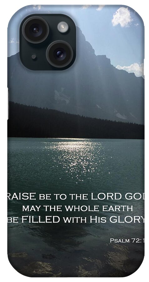 Cloudy iPhone Case featuring the photograph Heavenly Light - Psalm 72 by David T Wilkinson