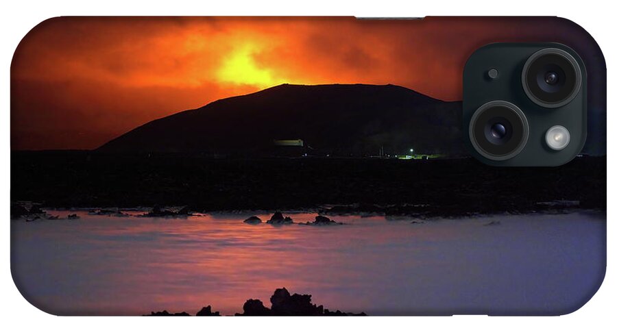 Volcano iPhone Case featuring the photograph Hell and high water #2 by Christopher Mathews