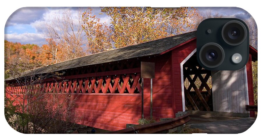 Covered Bridge iPhone Case featuring the photograph Henry Bridge by Norman Reid