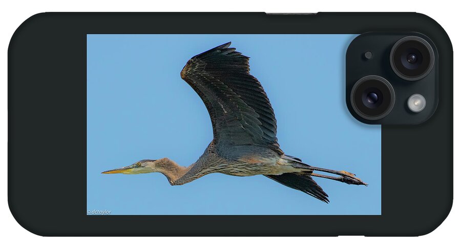 Heron iPhone Case featuring the photograph Heron Air by David Taylor