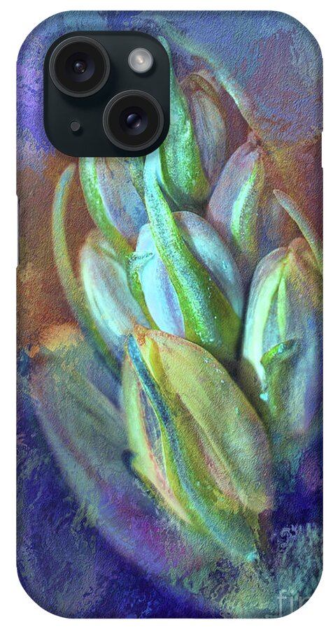 Flower iPhone Case featuring the digital art Hey Buddy by Lois Bryan