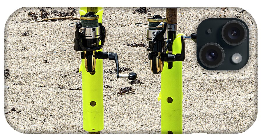 Fish iPhone Case featuring the photograph Hi Vis Fishing Rods by Blair Damson