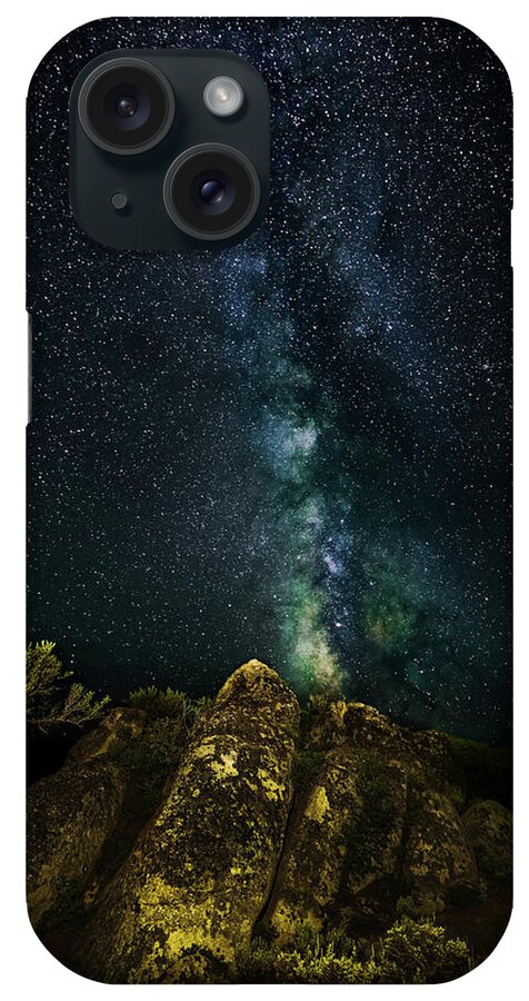 Milky Way iPhone Case featuring the photograph High Desert Milky Way 2 by Ron Long Ltd Photography