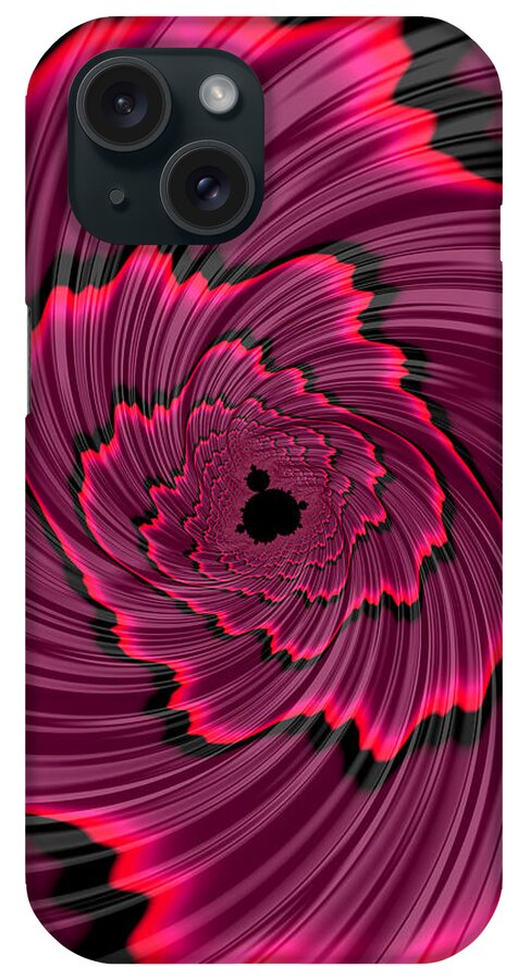 Fractal iPhone Case featuring the digital art High Vibes by Mary Ann Benoit