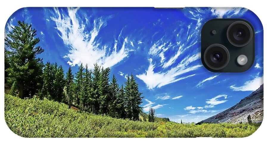 Viewing iPhone Case featuring the photograph Highland Lakes Clouds by David Desautel