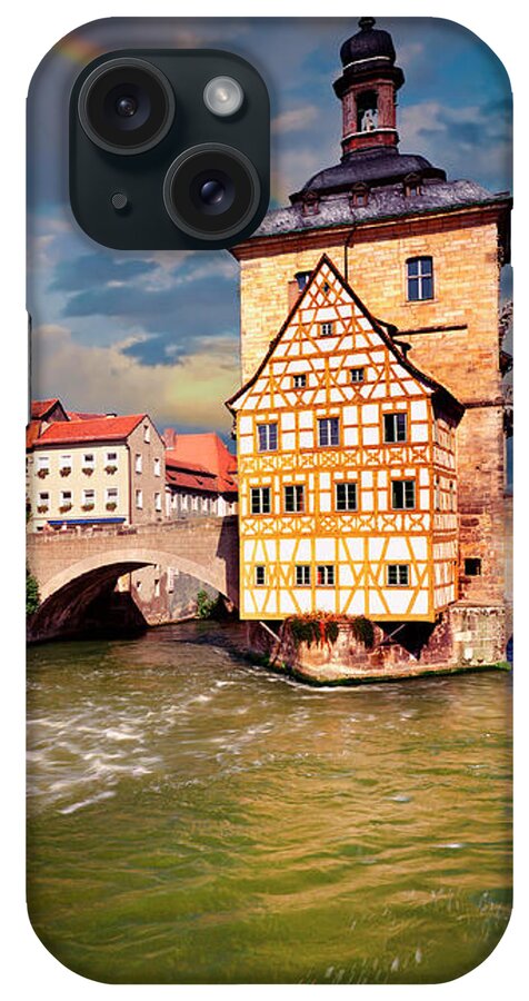 Nag884083c iPhone Case featuring the photograph Historic Bamberg by Edmund Nagele FRPS
