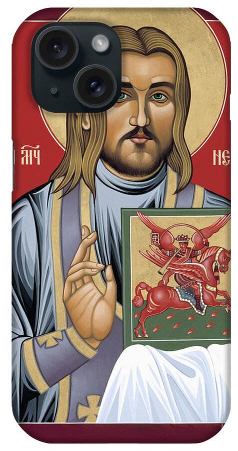 Holy New Martyr St Nestor Savchuk iPhone Case featuring the painting Holy New Martyr St Nestor Savchuk 069 by William Hart McNichols