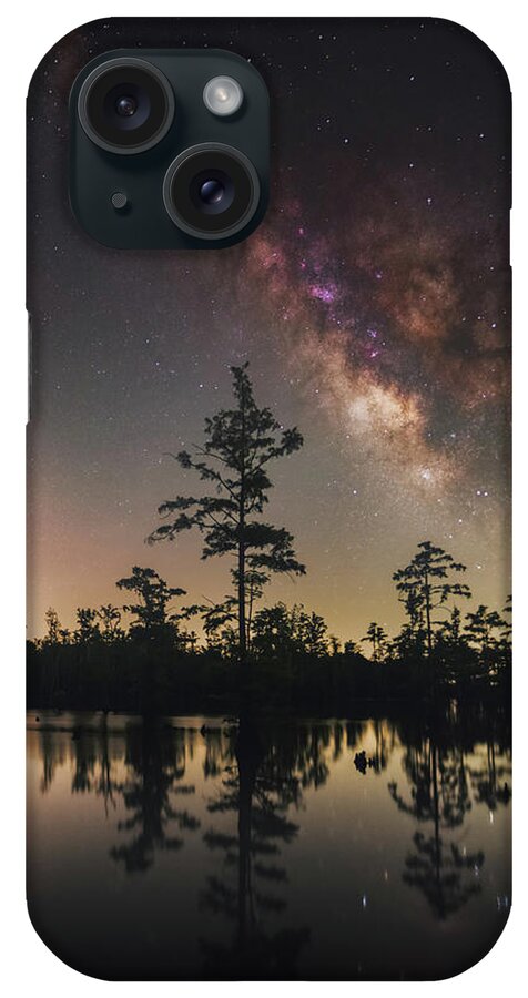 Nightscape iPhone Case featuring the photograph Horseshoe Lake by Grant Twiss