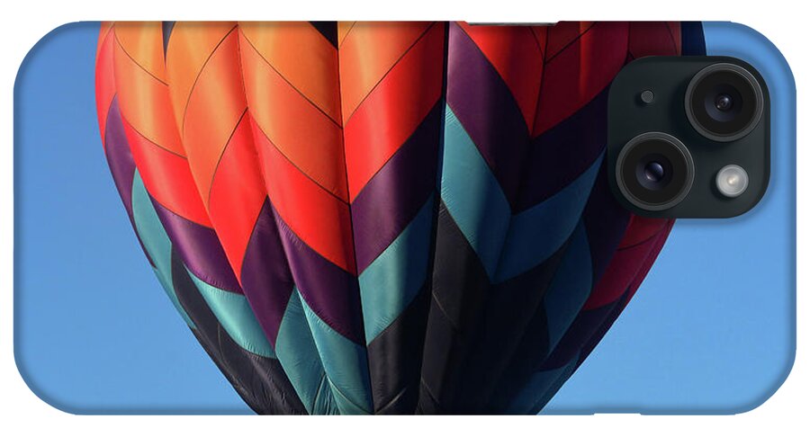 Hot Air Balloon iPhone Case featuring the photograph Hot air balloon work 12 by David Lee Thompson