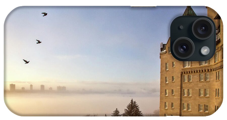 Edmonton iPhone Case featuring the photograph Hotel Macdonald Edmonton by Mark Duffy