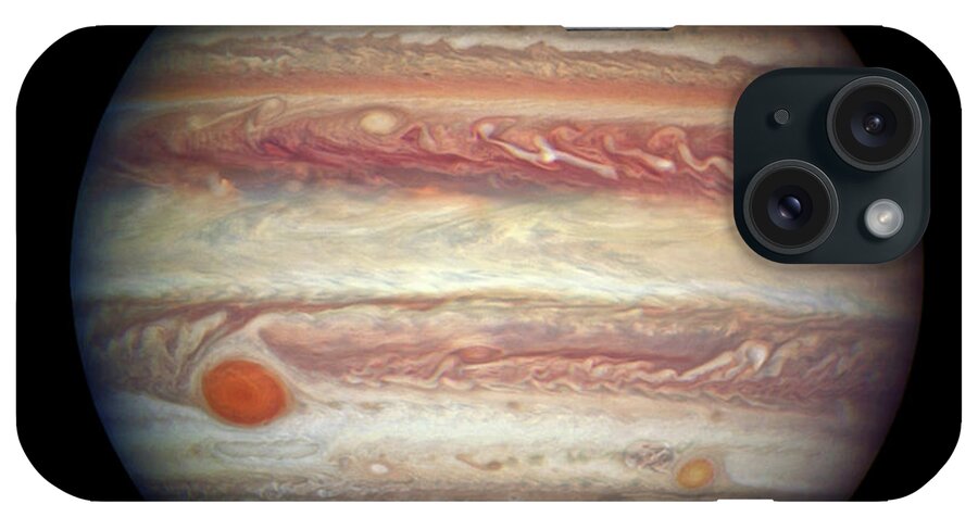 Photography iPhone Case featuring the photograph Hubble Close-up of Jupiter by Nasa