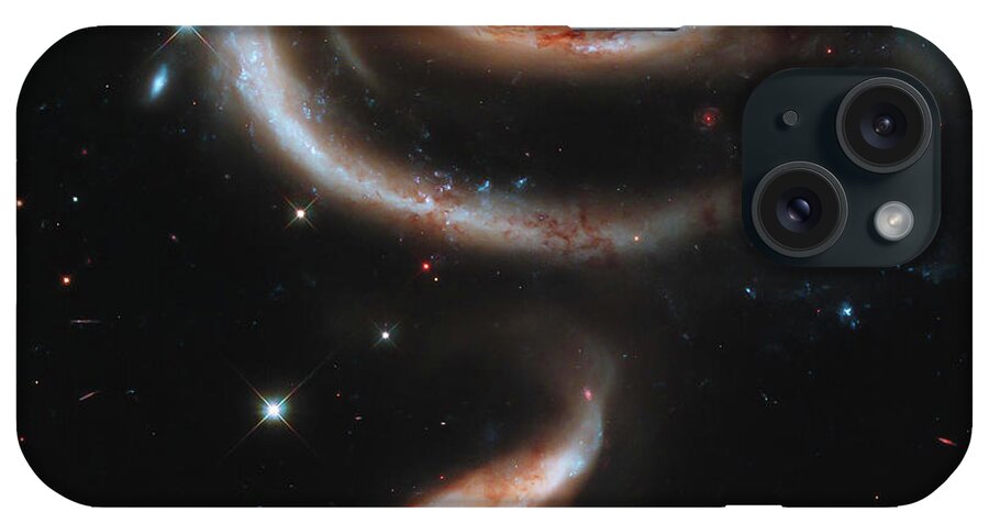Photography iPhone Case featuring the photograph Hubble Rose of Galaxies by Nasa
