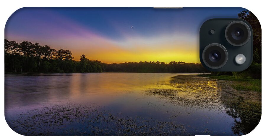 Camping iPhone Case featuring the photograph Huntsville State Park Sunset by Erin K Images