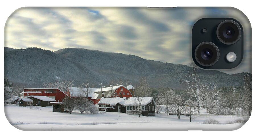 Winter iPhone Case featuring the photograph Huskie Freestyle by Wayne King
