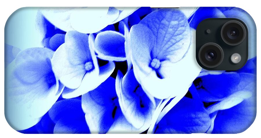 Blue iPhone Case featuring the photograph Hydrangea - Blue by VIVA Anderson