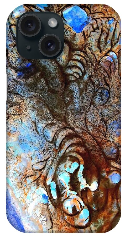 Abstract iPhone Case featuring the photograph Icy Creek by Amanda Rae
