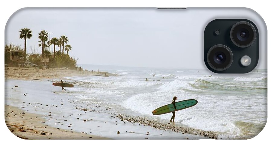 San Onofre iPhone Case featuring the photograph In and out by Jeffrey Ommen