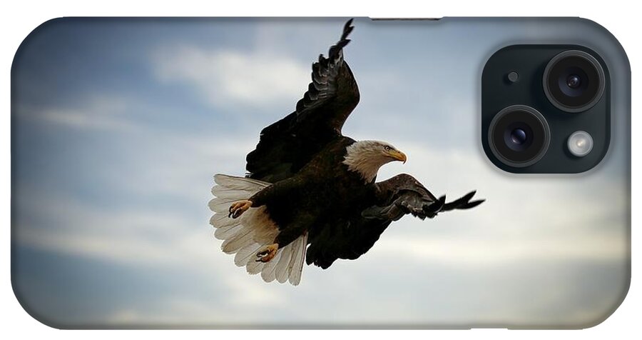 Eagles iPhone Case featuring the photograph In Flight by Veronica Batterson
