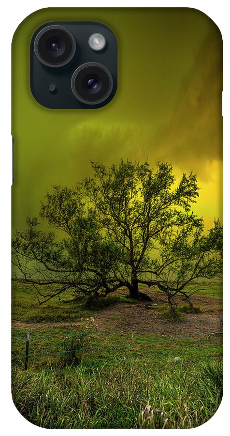 Tree iPhone Case featuring the photograph In My Darkest Hour by Aaron J Groen