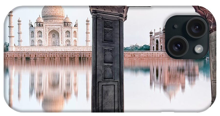 Agra iPhone Case featuring the photograph Indian Wonder by Manjik Pictures