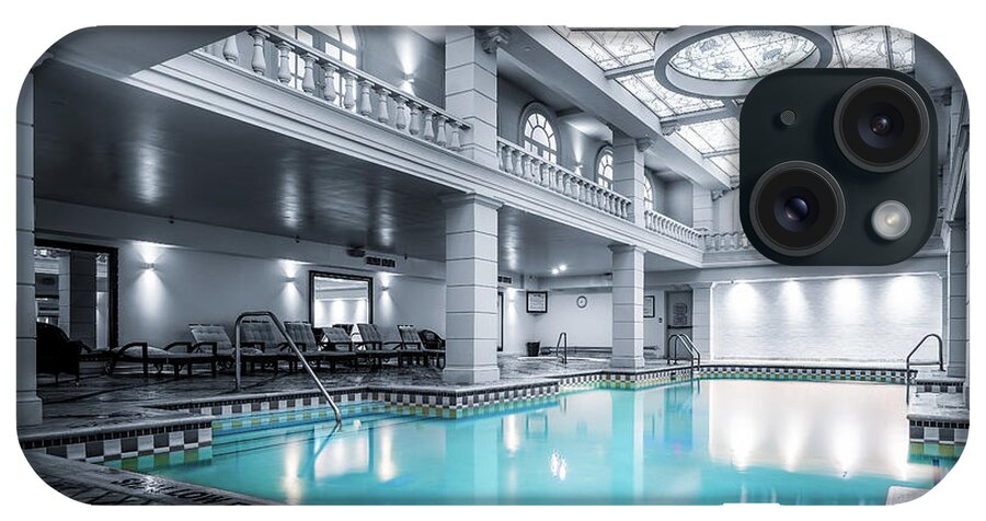 Grand Hotel iPhone Case featuring the photograph Indoor Pool at the Grand Hotel - Toronto by Dee Potter