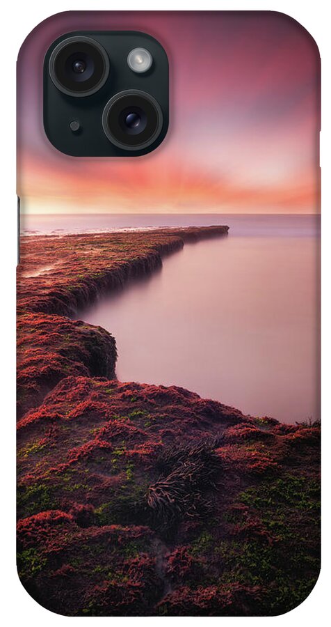 Sunset iPhone Case featuring the photograph Infinitum by Jorge Maia