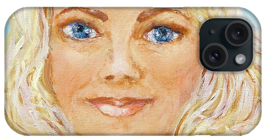 Innocent Beauty Of A Child iPhone Case featuring the painting Innocent Beauty of a Child by Bonnie Marie
