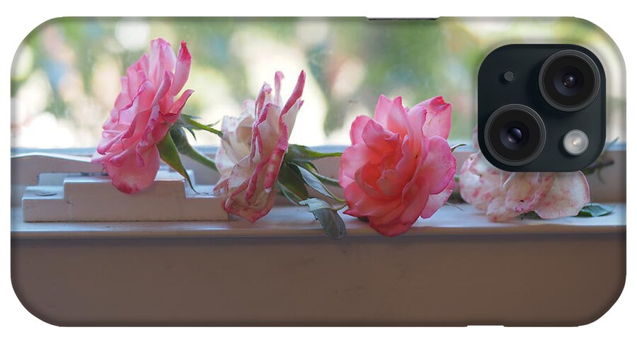 Still Life iPhone Case featuring the photograph Inside Out Roses by Richard Thomas