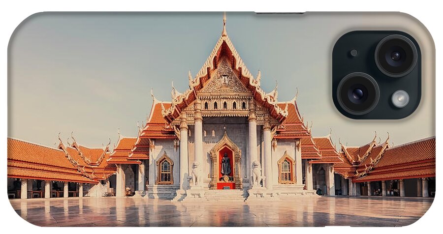 Architecture iPhone Case featuring the photograph Inside The Temple by Manjik Pictures