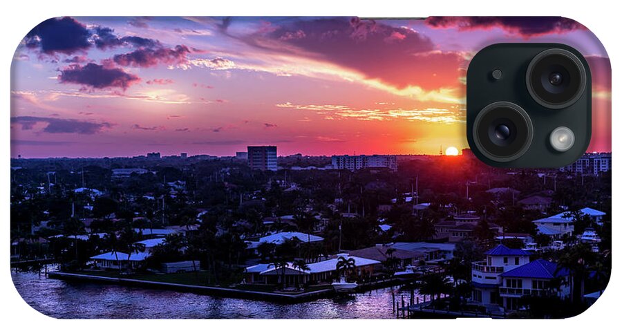 Sunset iPhone Case featuring the photograph Intracoastal Sunset by Mark Joseph