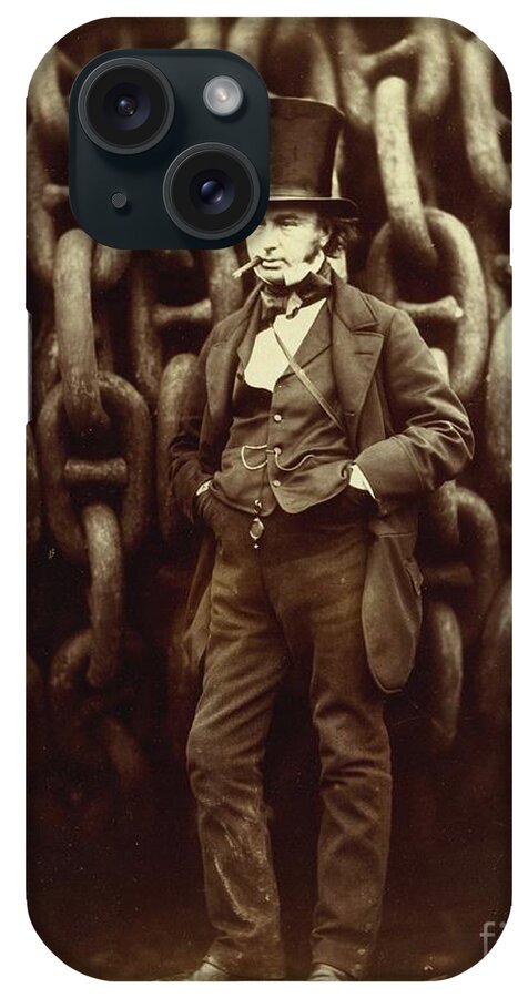 Isambard iPhone Case featuring the photograph Isambard Kingdom Brunel by Esoterica Art Agency