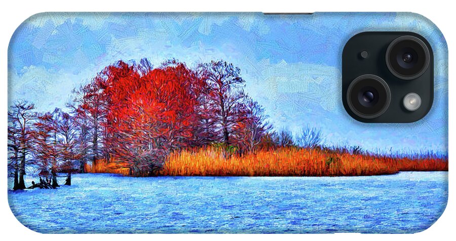 North Carolina iPhone Case featuring the photograph Island of Color ap by Dan Carmichael