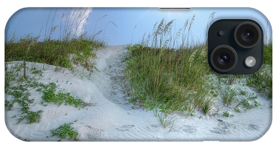 Beach iPhone Case featuring the photograph Isle of Palms Sand Dunes - Sunny Skies by Dale Powell