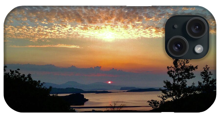 Sunset iPhone Case featuring the photograph Isle of Skye Sunset by Shirley Galbrecht