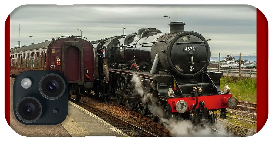 Steam Locomotive iPhone Case featuring the photograph Jacobite Express Runaround by Matthew Irvin