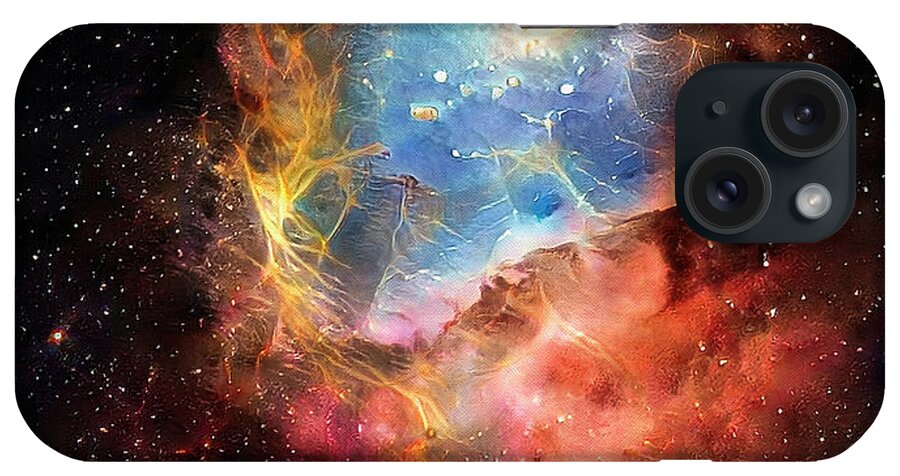 Digital Painting iPhone Case featuring the digital art Jakobs dream by Wolfgang Schweizer